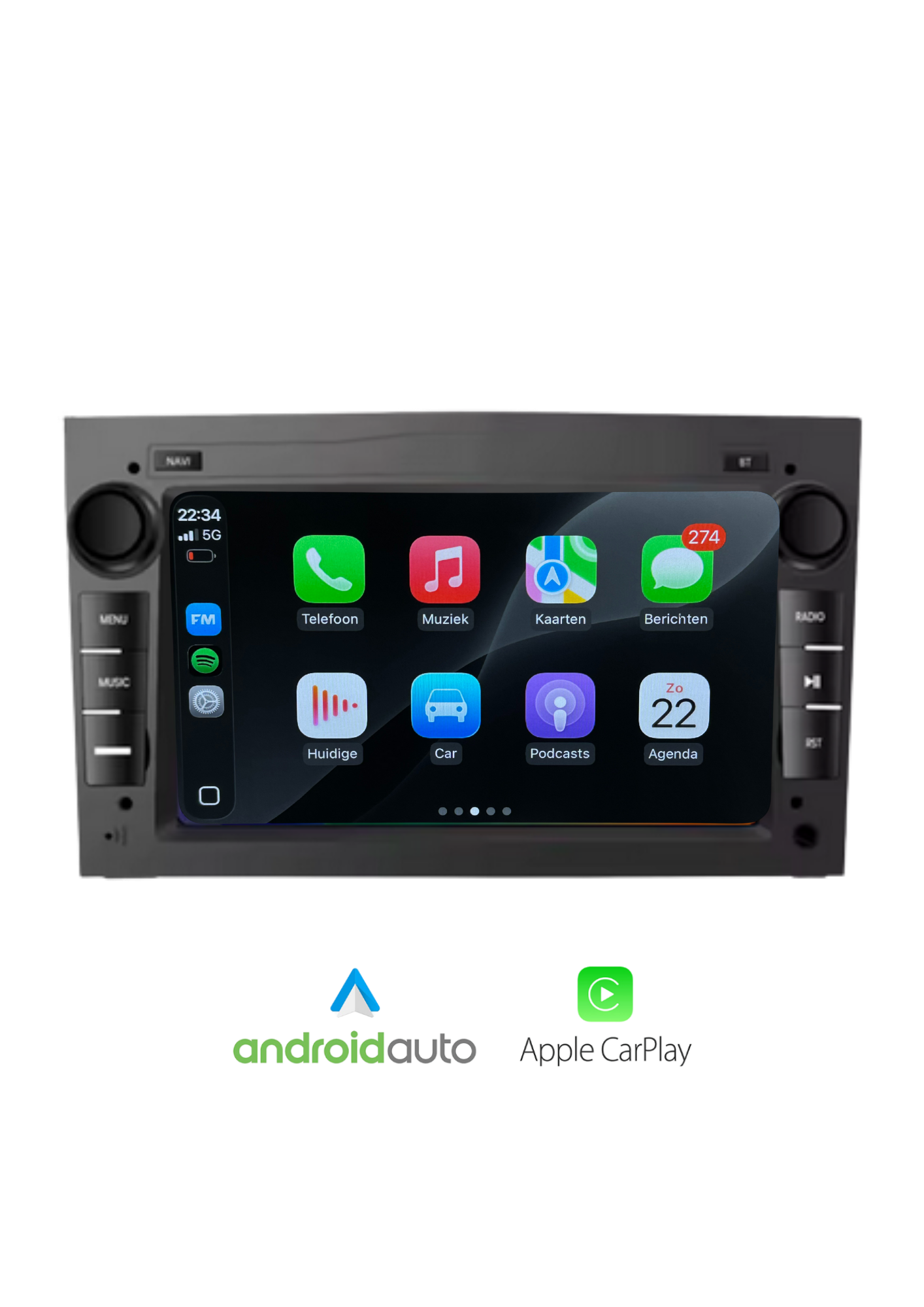 Opel Corsa, Astra, Combo (usw.) | CarPlay und Android Auto | 2004–2016 | 64 GB