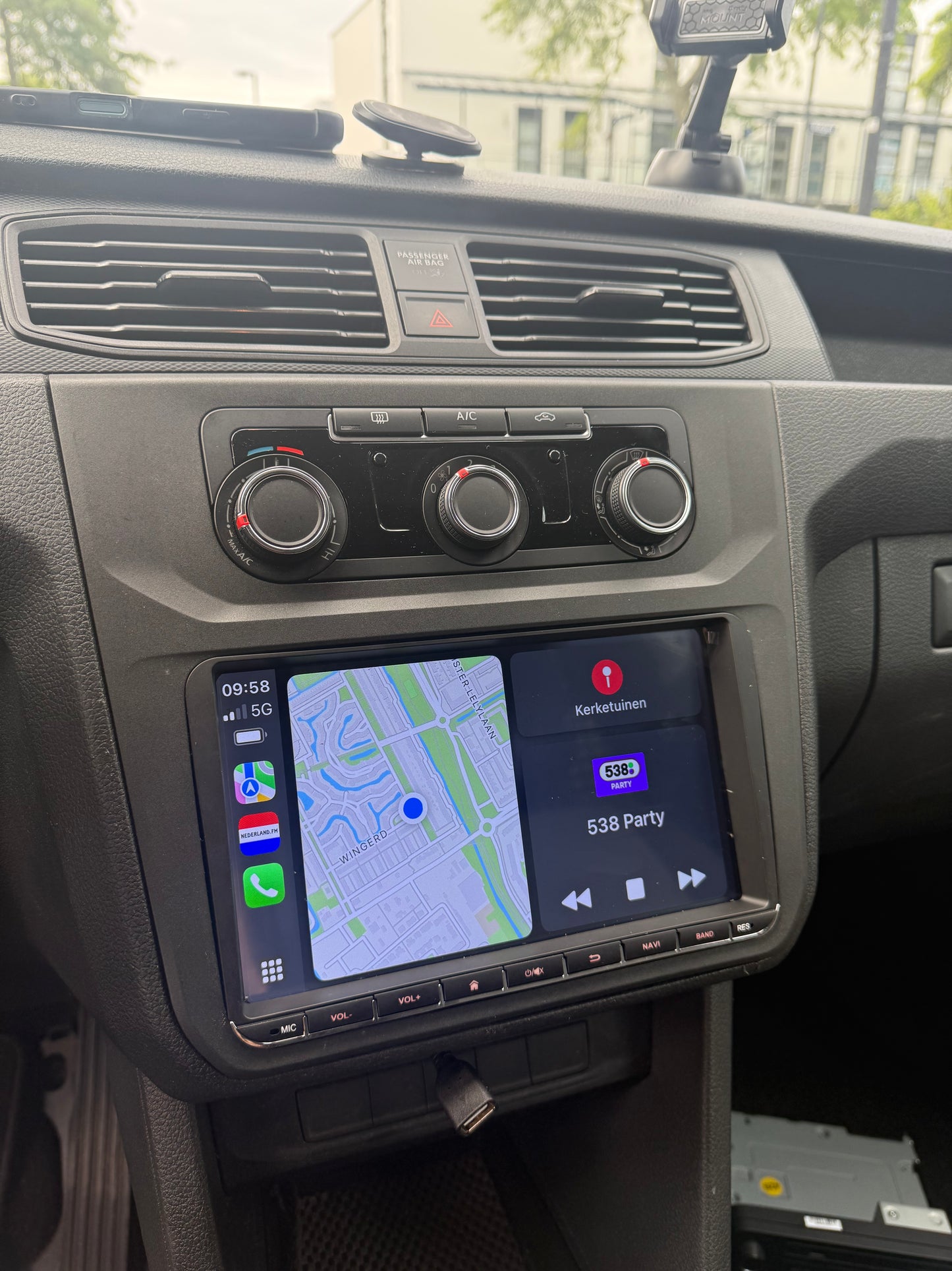 Volkswagen scherm (9 INCH) | Carplay & Android auto draadloos | 64 GB