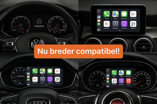 Verbeterde Compatibiliteit: CarPlayZone AI Box nu ook geschikt voor meer automodellen