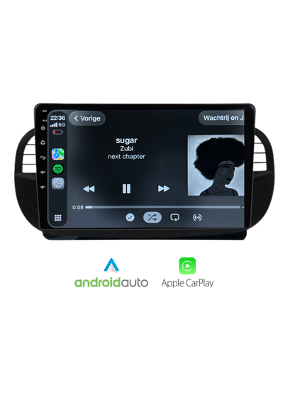 Fiat 500 Bildschirm 9 ZOLL | Kabelloses Carplay und Android Auto | 2G-64GB