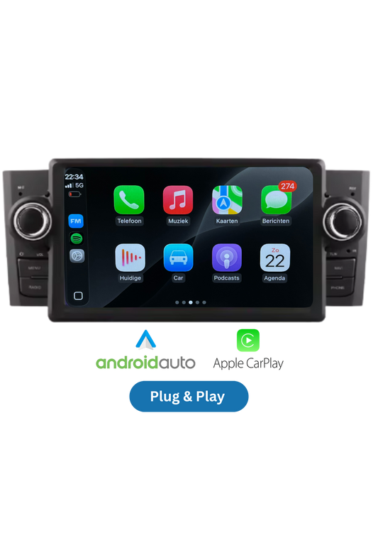 Fiat Punto | CarPlay & Android Auto | 2006-2015