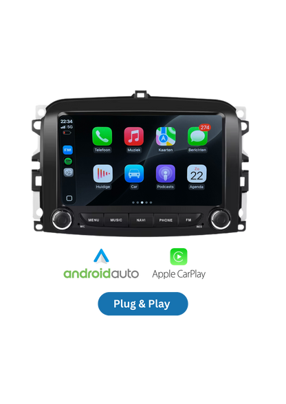 Fiat 500L | Draadloos Carplay & Android auto | 64GB