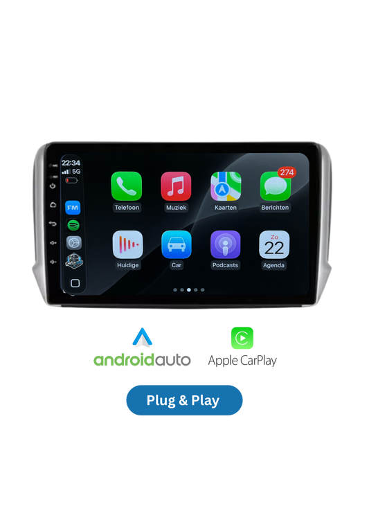 Peugeot 208 &amp; 2008 | CarPlay &amp; Android Auto | 2012–2018 | 64 GB