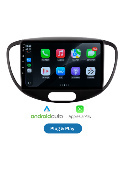 Fiat 500 screen 9 INCH | Wireless Carplay &amp; Android auto | 2G-64GB