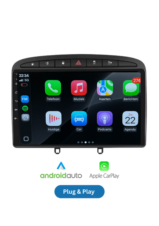Peugeot 208 &amp; 2008 | CarPlay &amp; Android Auto | 2012–2018 | 64 GB