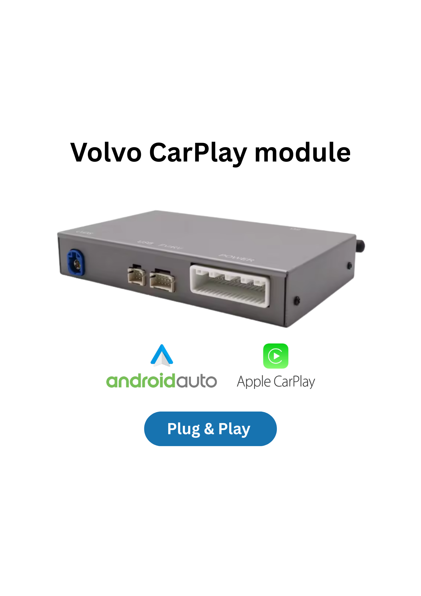 Volvo V40/V60/XC60 CarPlay Module | Draadloos Apple CarPlay & Android Auto