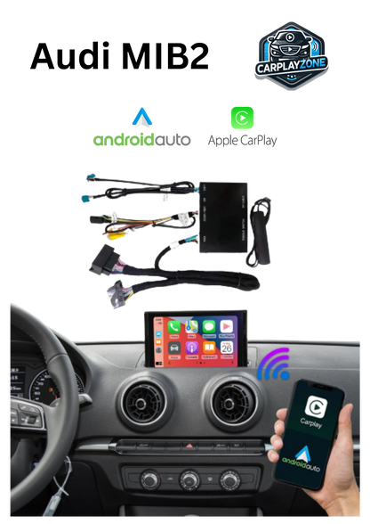 Audi MIB2 CarPlay (A3/A4/A5/Q2/Q5/Q7) | Draadloos Apple CarPlay & Android Auto