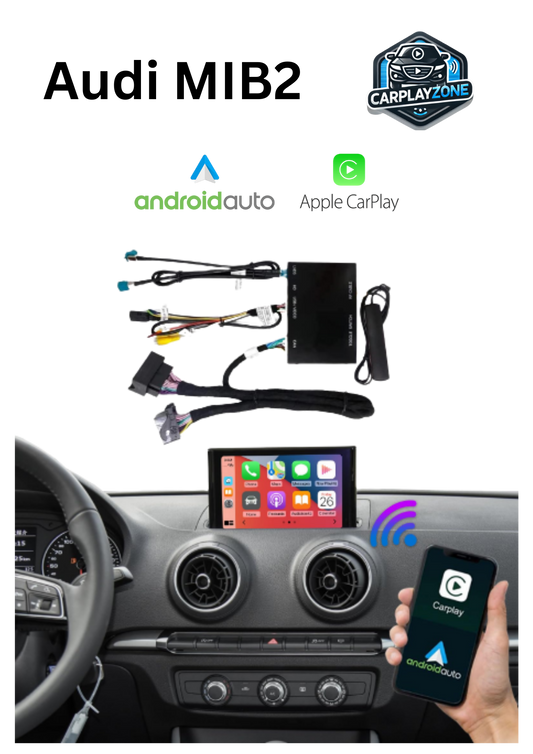 Audi MIB2 CarPlay (A3/A4/A5/Q2/Q5/Q7) | Draadloos Apple CarPlay & Android Auto
