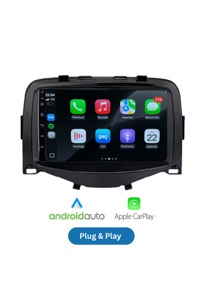 Toyota Aygo - Peugeot 108 - Citroën C1 - 2015-2020 | CarPlay & Android auto | 64GB