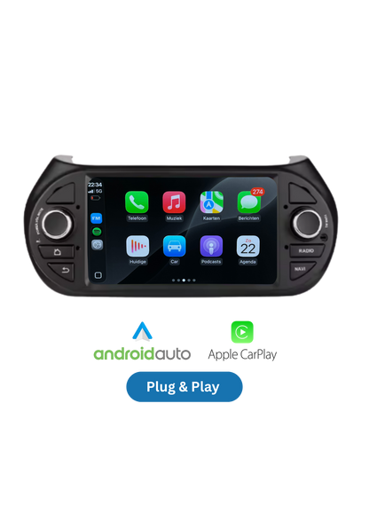 Citroen Nemo | Fiat Fiorino | Peugeot Bipper | CarPlay & Android Auto | 2008-2017