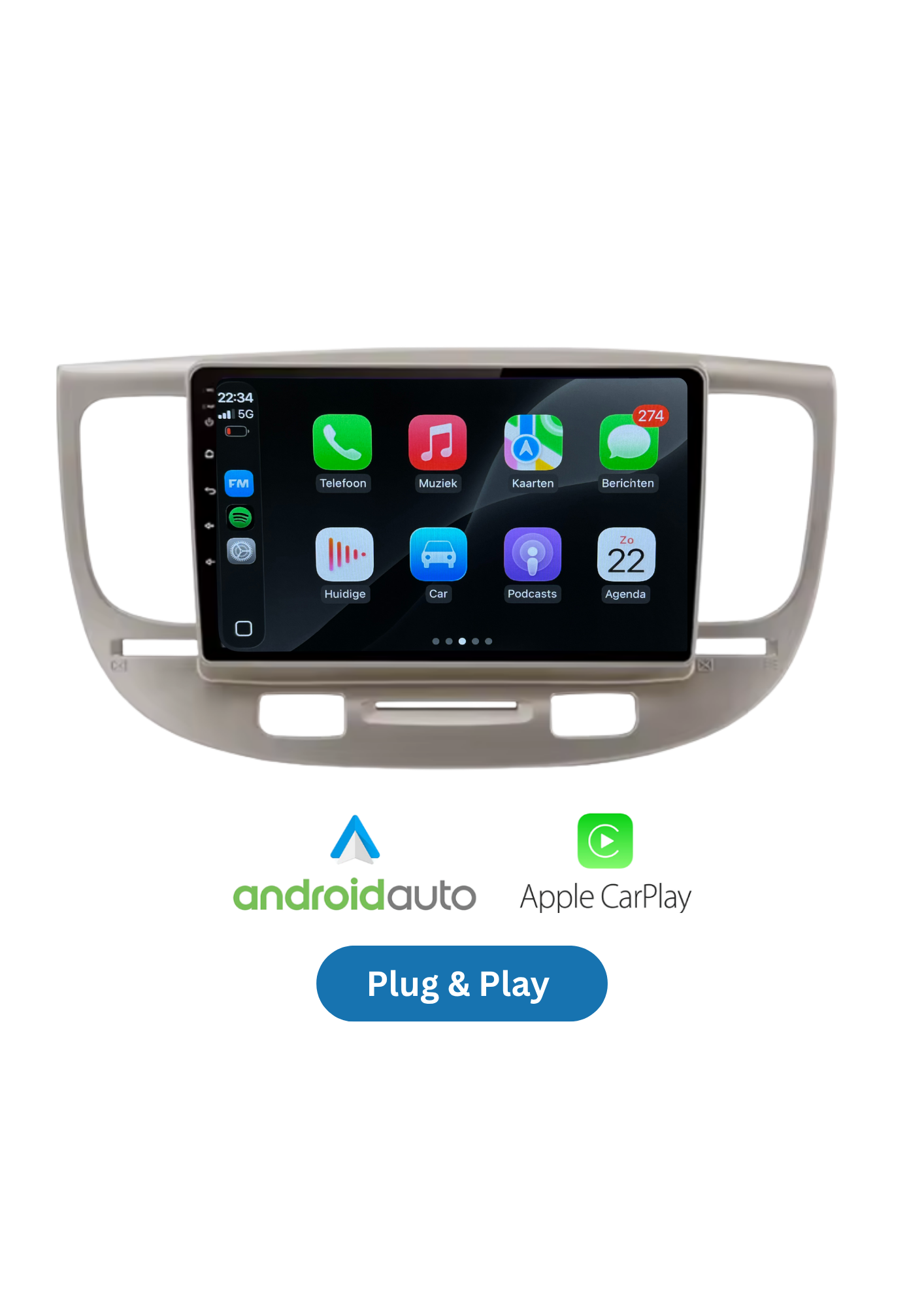 KIA Rio | CarPlay & Android Auto | 2005-2011 | 64GB