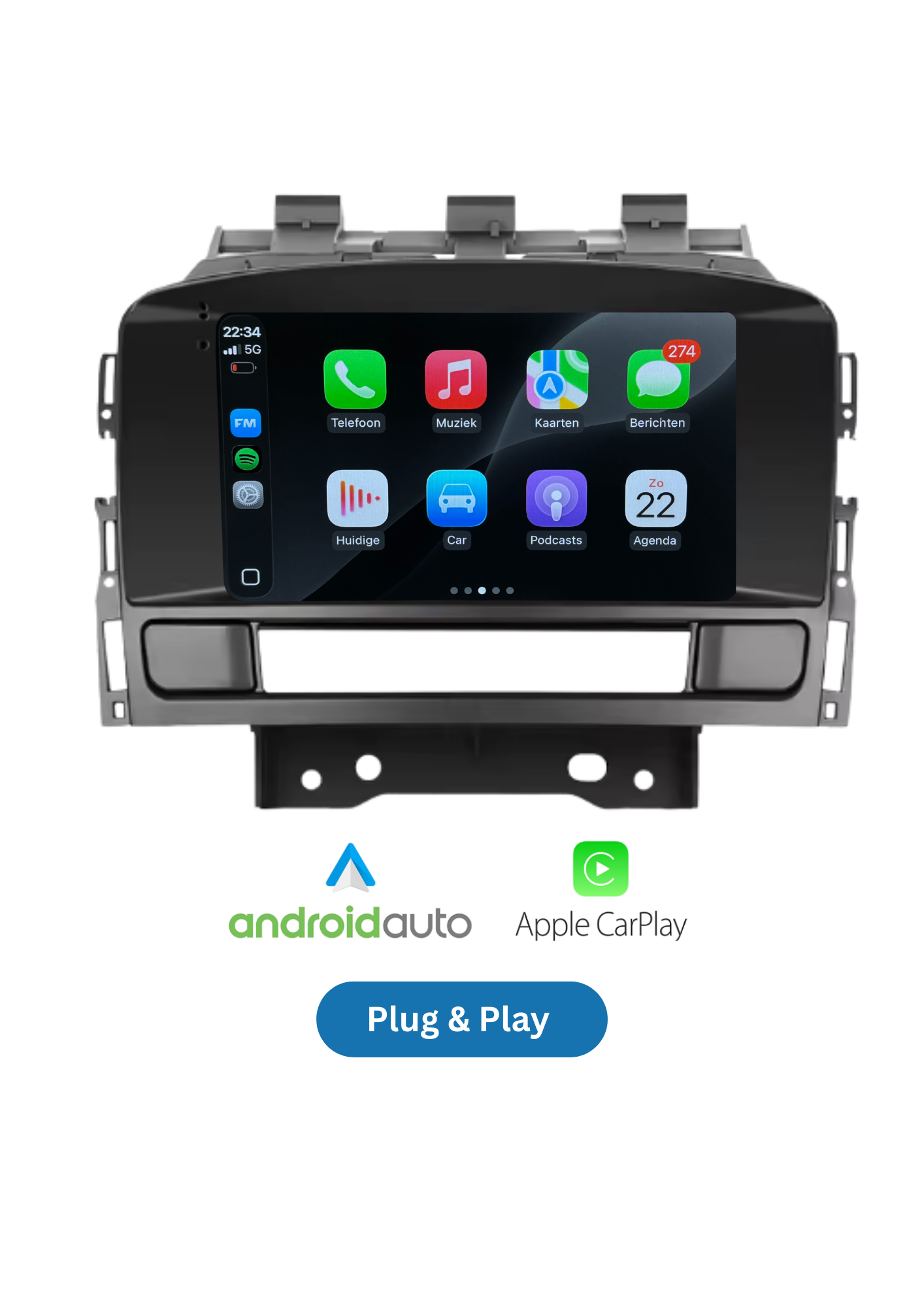 Opel Astra J | CarPlay & Android Auto | 2010-2017 | 64GB