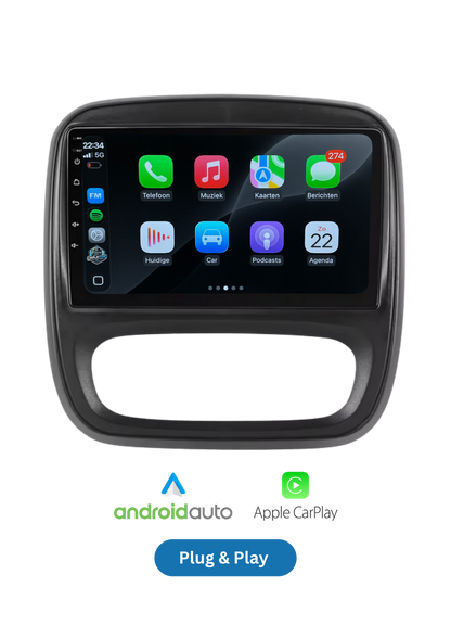 Renault Traffic &amp; Opel Vivaro &amp; Fiat Talento | CarPlay &amp; Android Auto | 2005–2012 | 64 GB