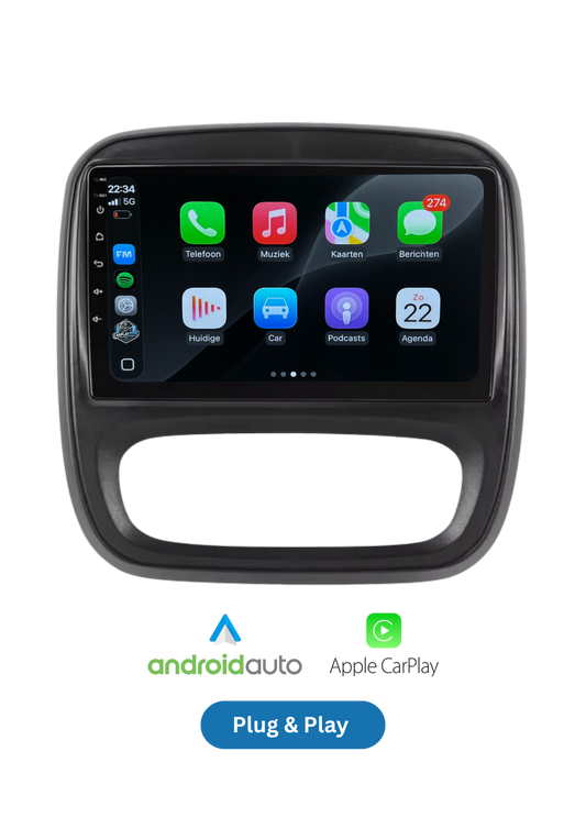 Renault Traffic &amp; Opel Vivaro &amp; Fiat Talento | CarPlay &amp; Android Auto | 2005–2012 | 64 GB