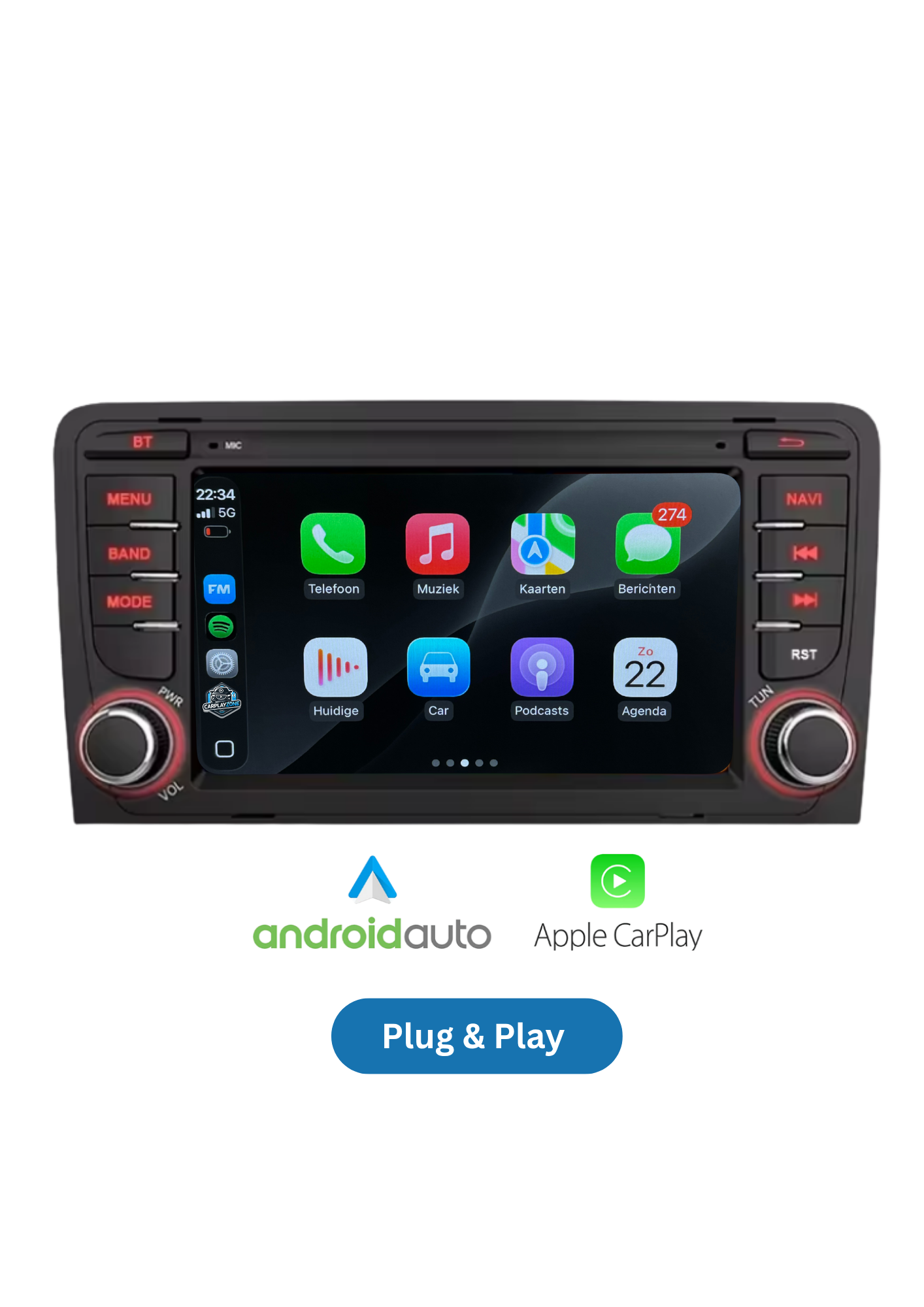 Audi A3 | Carplay & Android auto draadloos |  64 GB