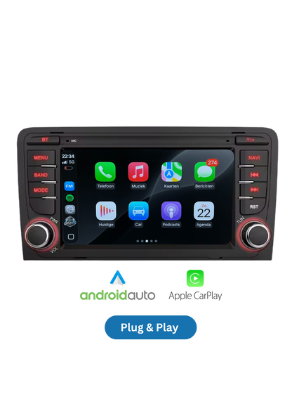 Audi A3 | Carplay & Android auto draadloos |  64 GB