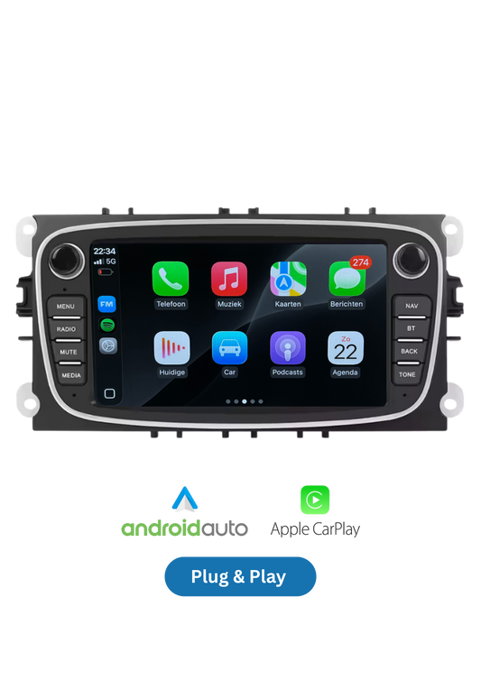 Ford Focus / Mondeo / S MAX / Galaxy / Transit / Kuga | CarPlay & Android Auto | 64GB