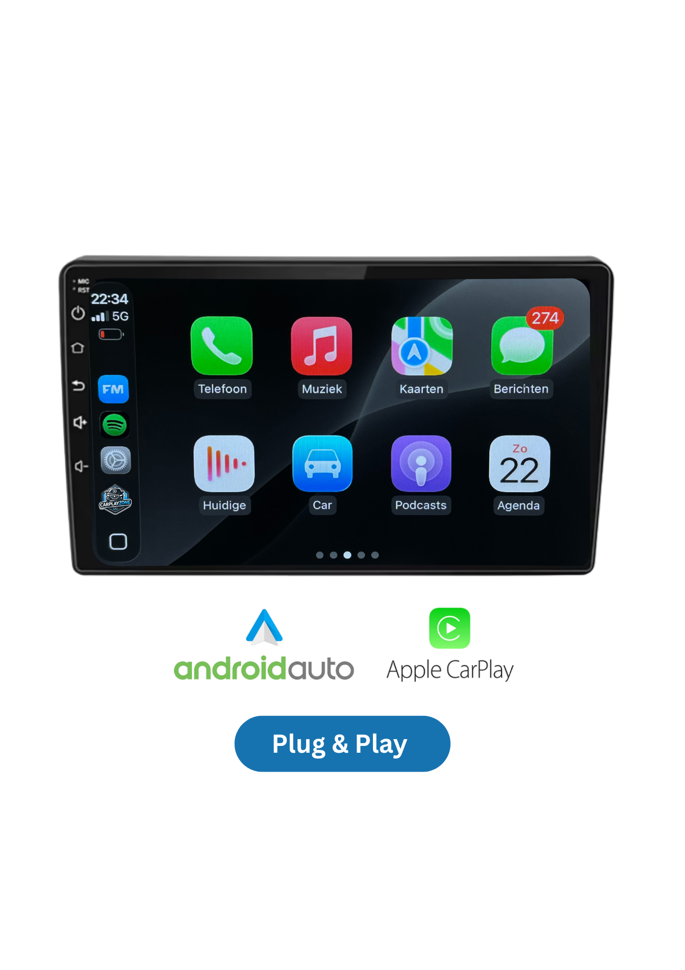 Citroen Berlingo - Peugeot Partner | CarPlay & Android Auto | 2009-2018