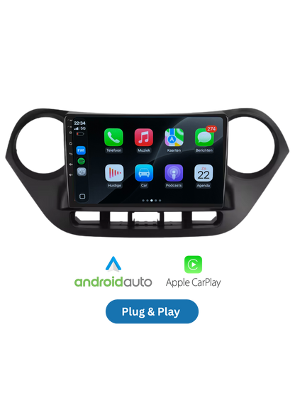 Fiat 500 Bildschirm 9 ZOLL | Kabelloses Carplay und Android Auto | 2G-64GB