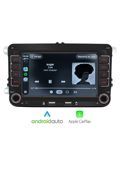 Volkswagen Bildschirm | Carplay und Android Auto kabellos | 2G-64 GB
