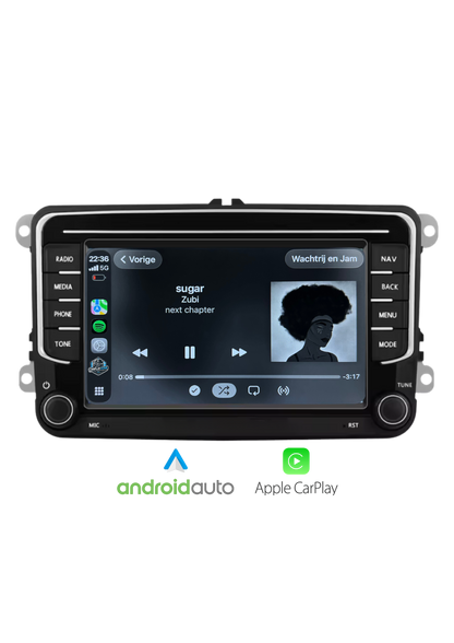 Volkswagen Bildschirm | Carplay und Android Auto kabellos | 2G-64 GB