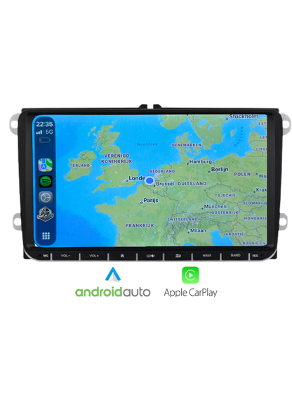 Volkswagen Bildschirm | Carplay und Android Auto kabellos | 2G-64 GB