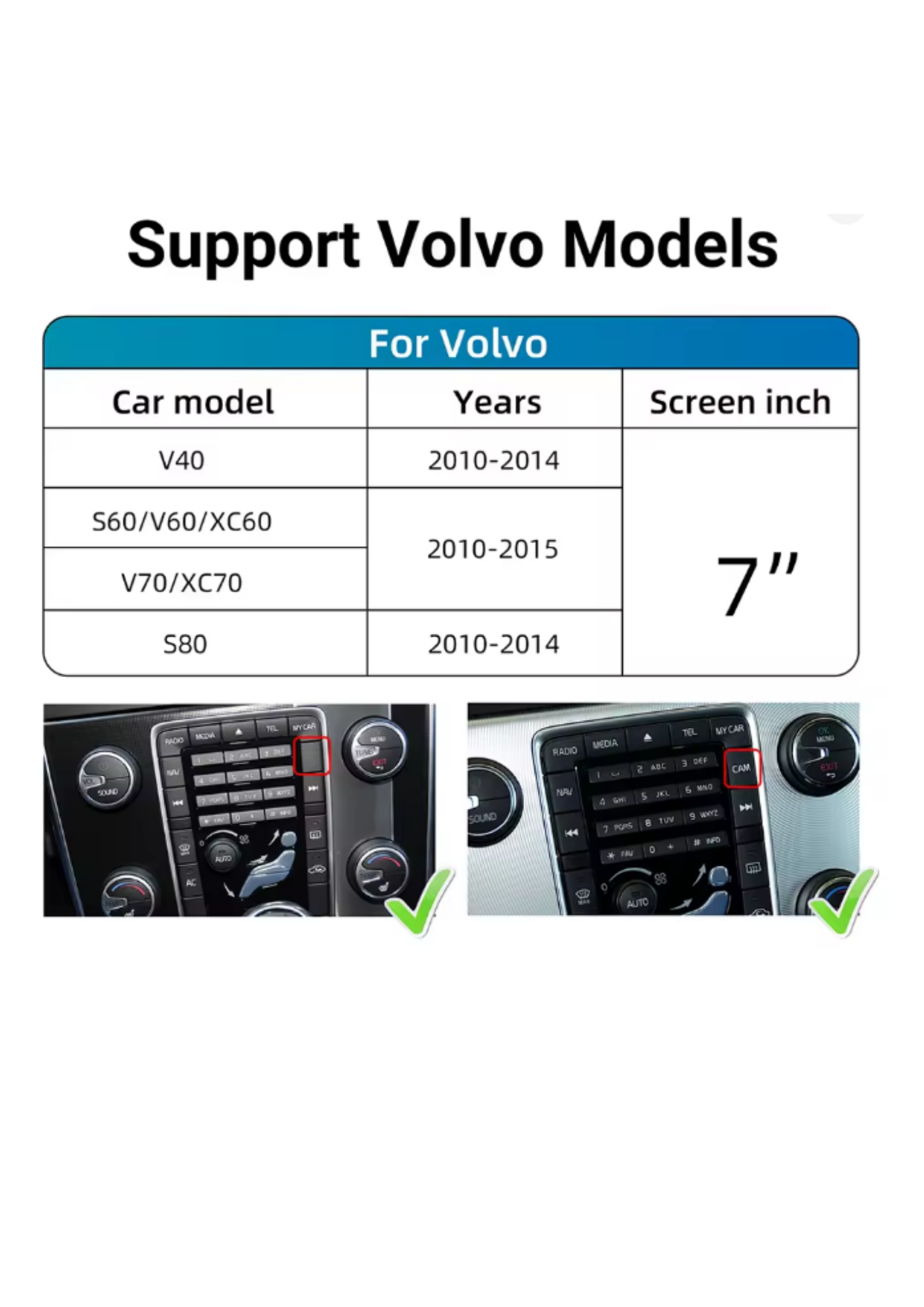Volvo V40/V60/XC60 CarPlay Module | Draadloos Apple CarPlay & Android Auto