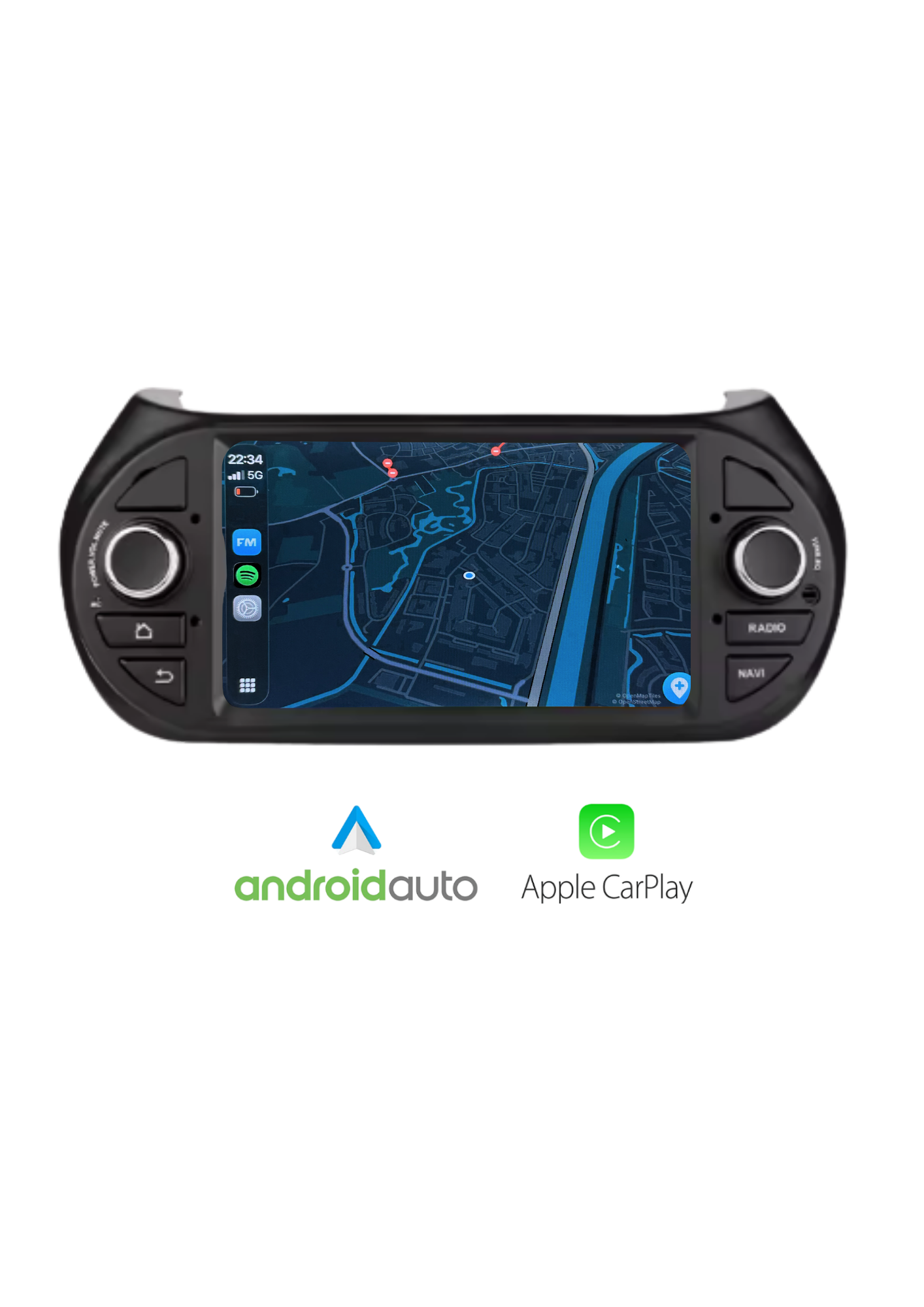 Citroen Nemo | Fiat Fiorino | Peugeot Bipper | CarPlay & Android Auto | 2008-2017