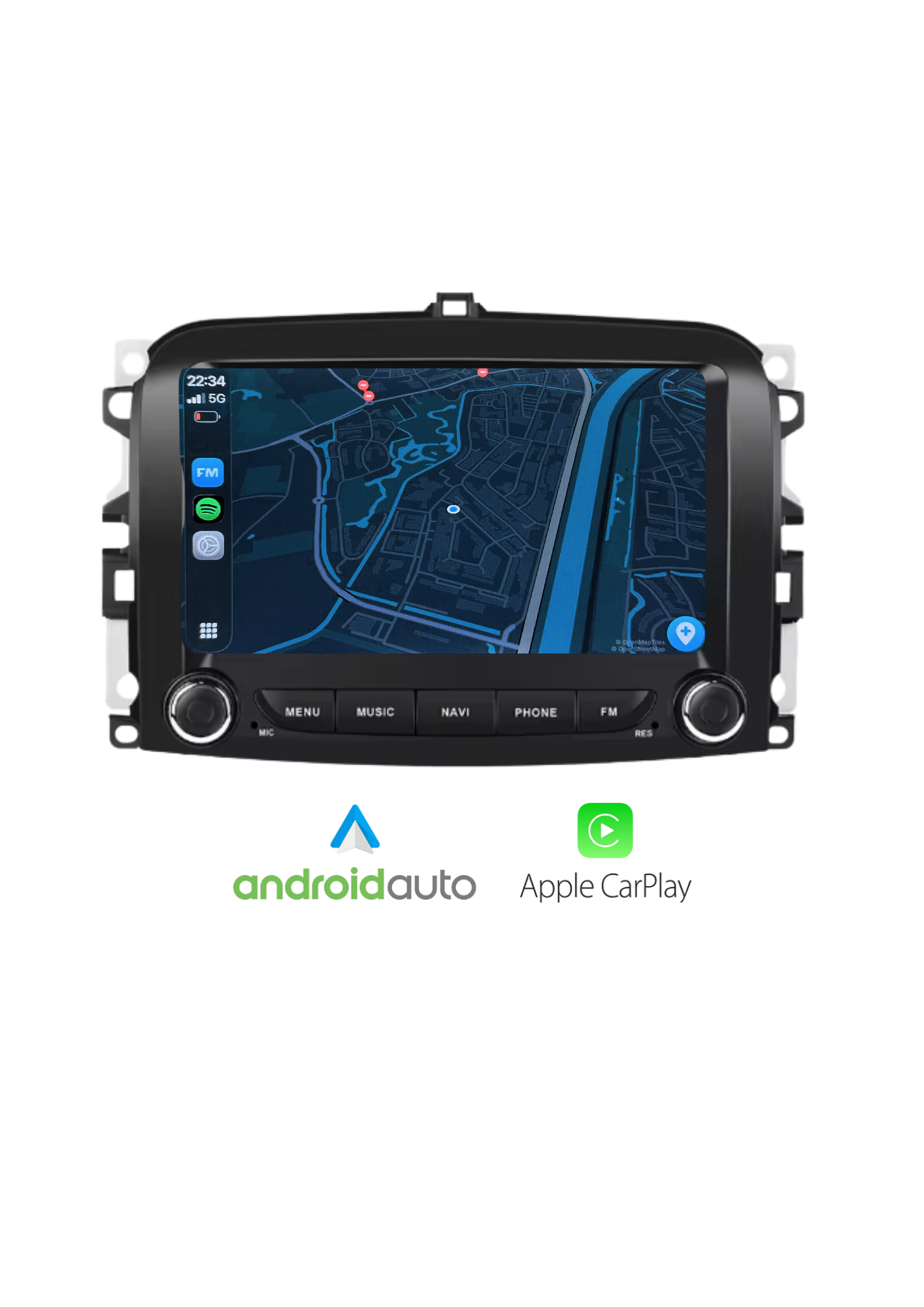 Fiat 500L | Draadloos Carplay & Android auto | 64GB