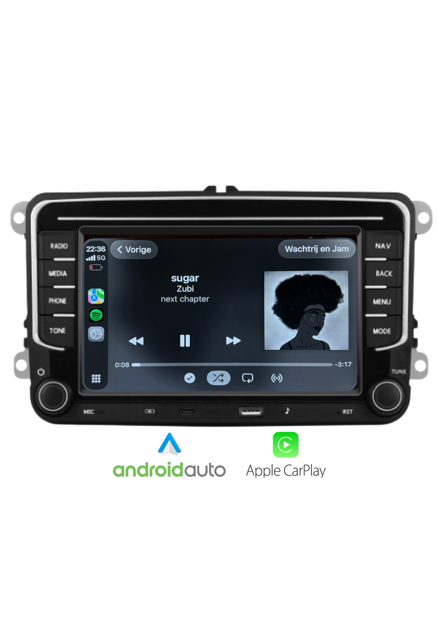 Volkswagen screen | Carplay &amp; Android auto wireless | 2G-64 GB (PRE-ORDER before JUNE 2)