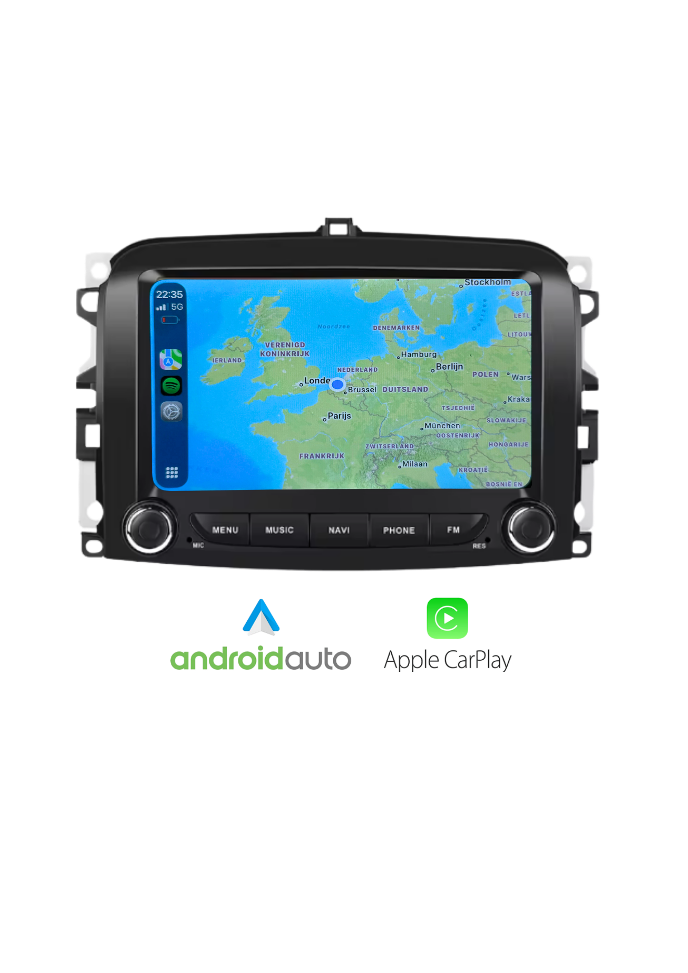 Fiat 500L | Draadloos Carplay & Android auto | 64GB