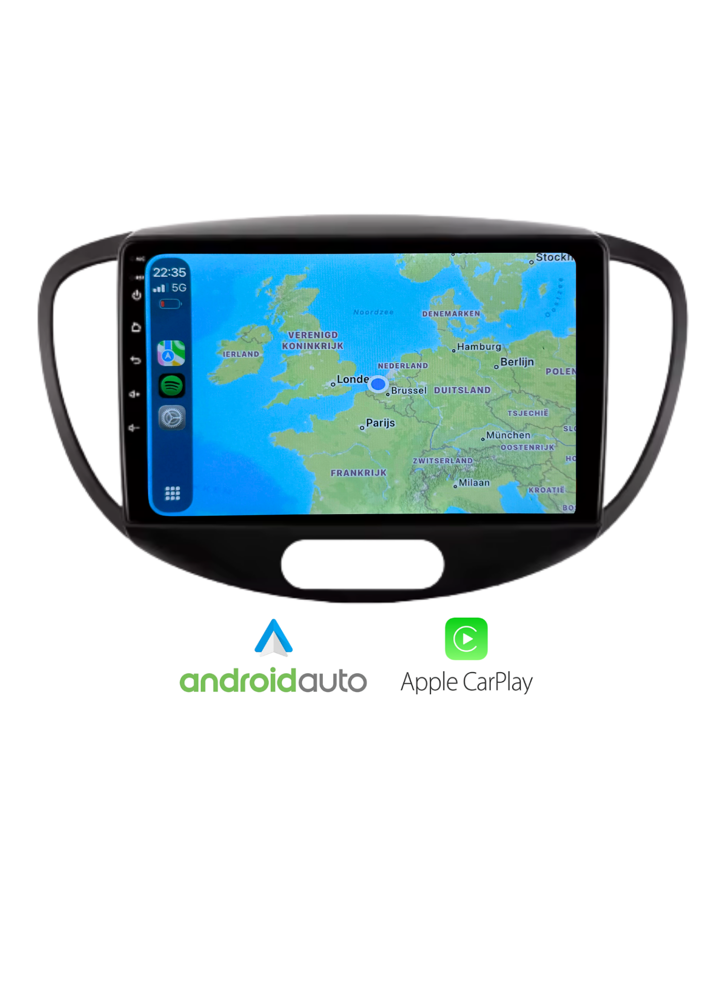 Fiat 500 screen 9 INCH | Wireless Carplay &amp; Android auto | 2G-64GB