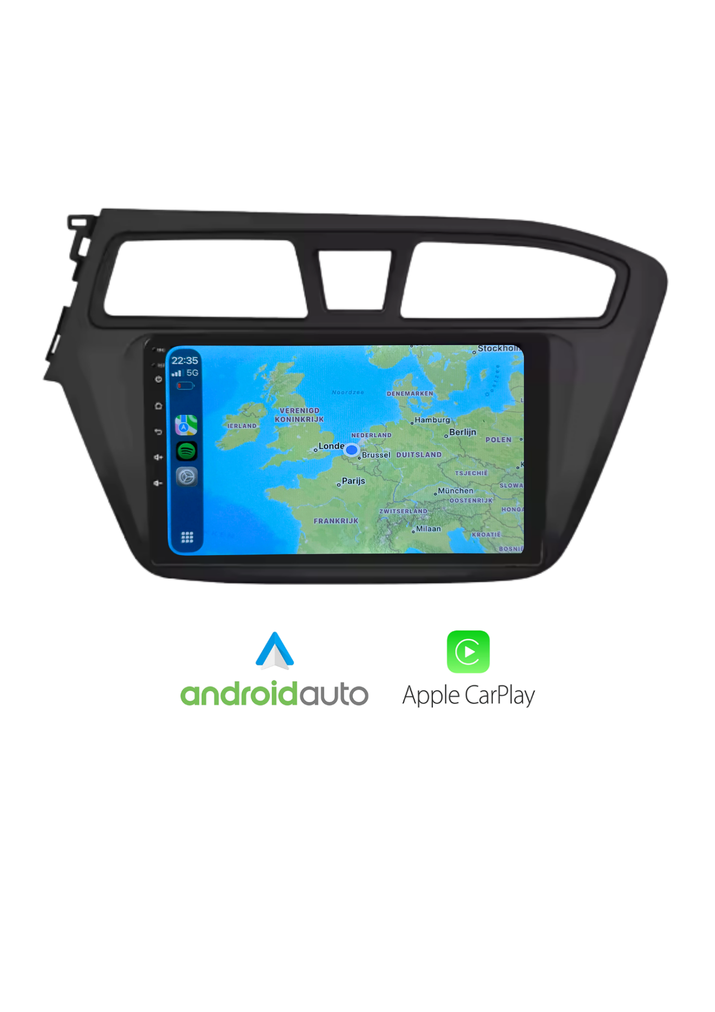 Fiat 500 screen 9 INCH | Wireless Carplay &amp; Android auto | 2G-64GB