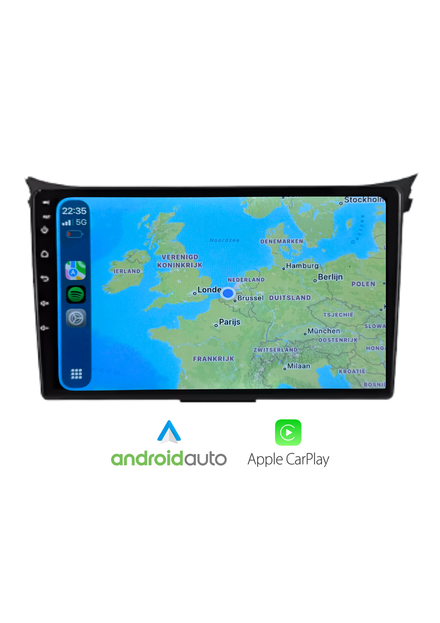 Fiat 500 screen 9 INCH | Wireless Carplay &amp; Android auto | 2G-64GB