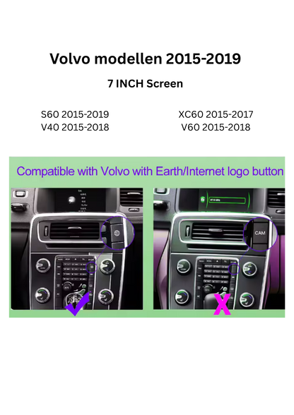 Volvo V40/V60/XC60 CarPlay Module | Draadloos Apple CarPlay & Android Auto