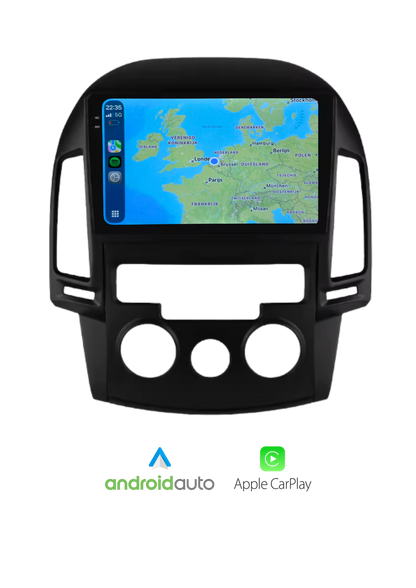 Fiat 500 Bildschirm 9 ZOLL | Kabelloses Carplay und Android Auto | 2G-64GB