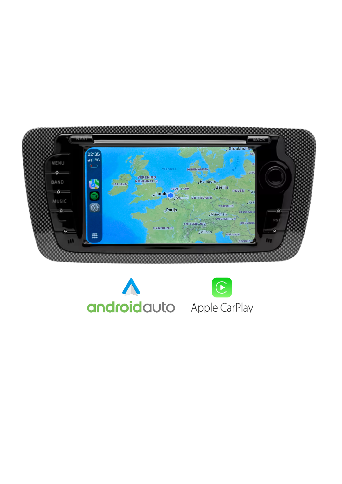 Seat Ibiza 7 Zoll – CarPlay &amp; Android Auto – 64 GB