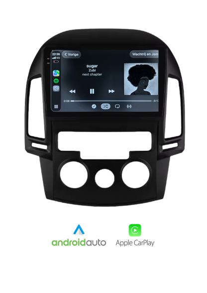 Fiat 500 Bildschirm 9 ZOLL | Kabelloses Carplay und Android Auto | 2G-64GB