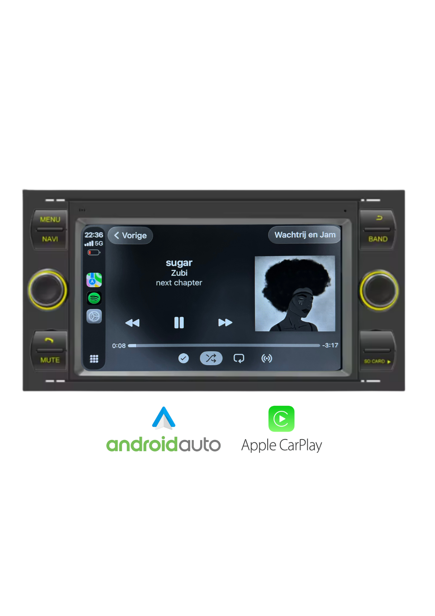 Ford Transit - C-Max - Focus | CarPlay & Android Auto | 64GB