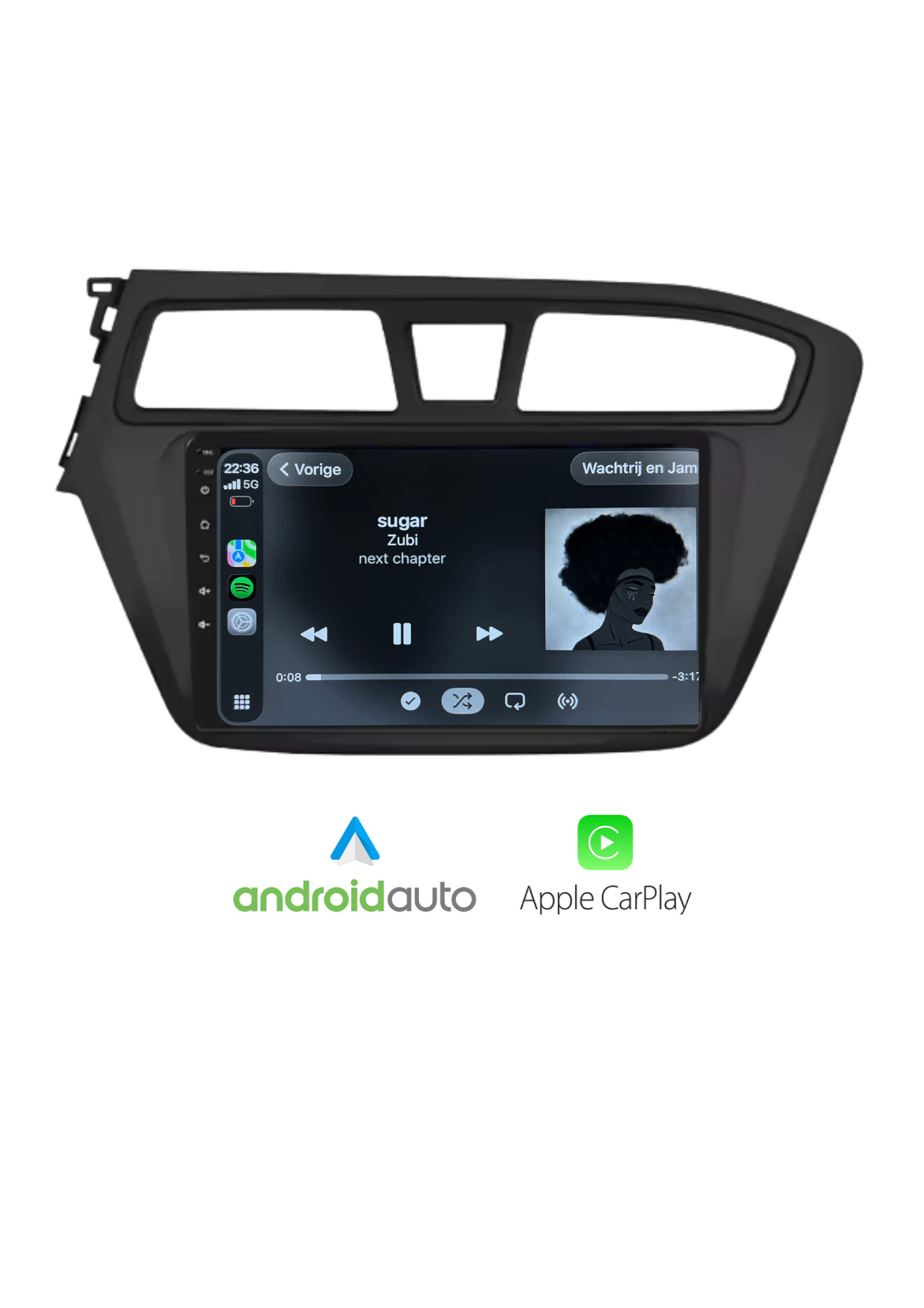 Fiat 500 screen 9 INCH | Wireless Carplay &amp; Android auto | 2G-64GB