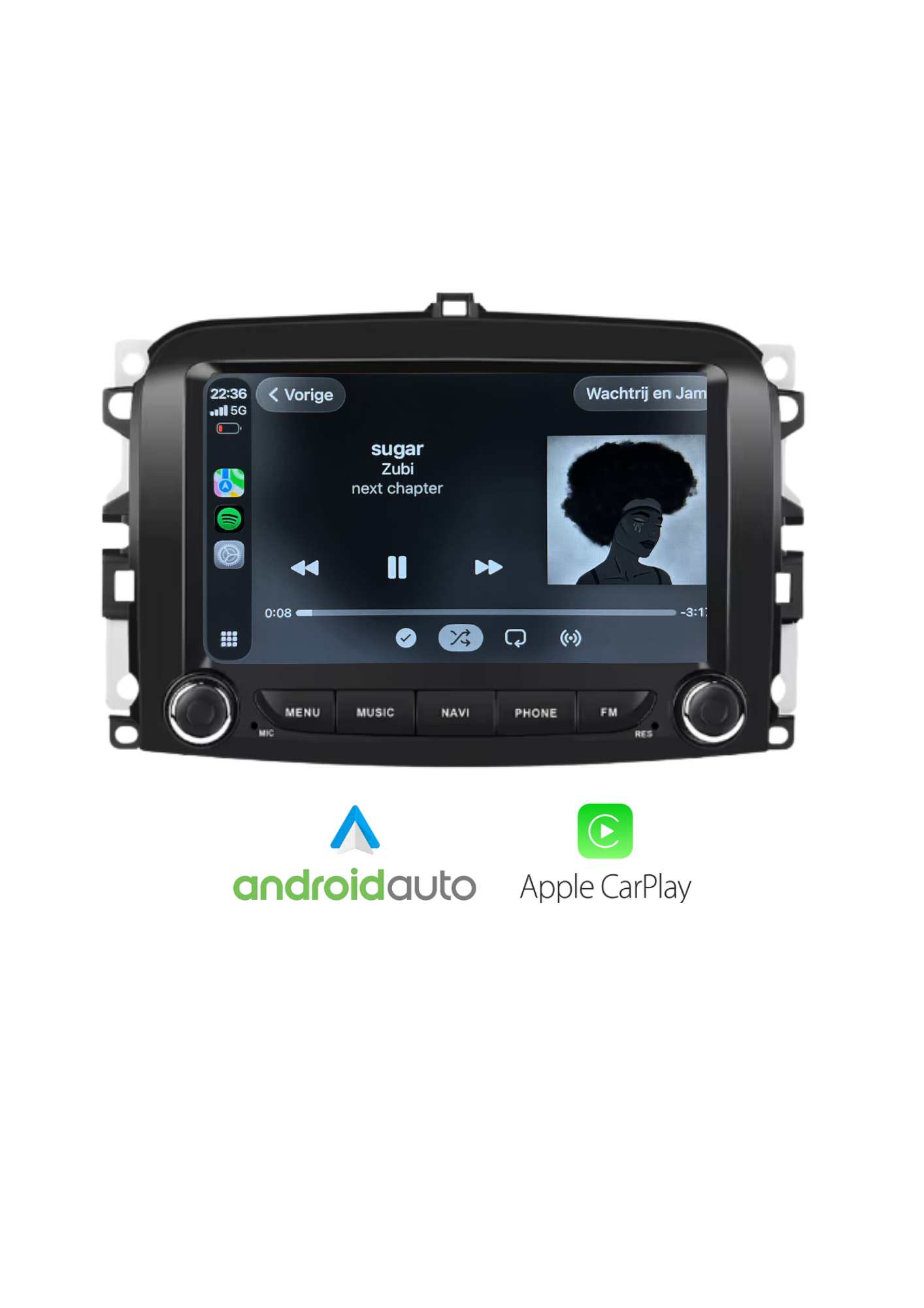 Fiat 500L | Draadloos Carplay & Android auto | 64GB