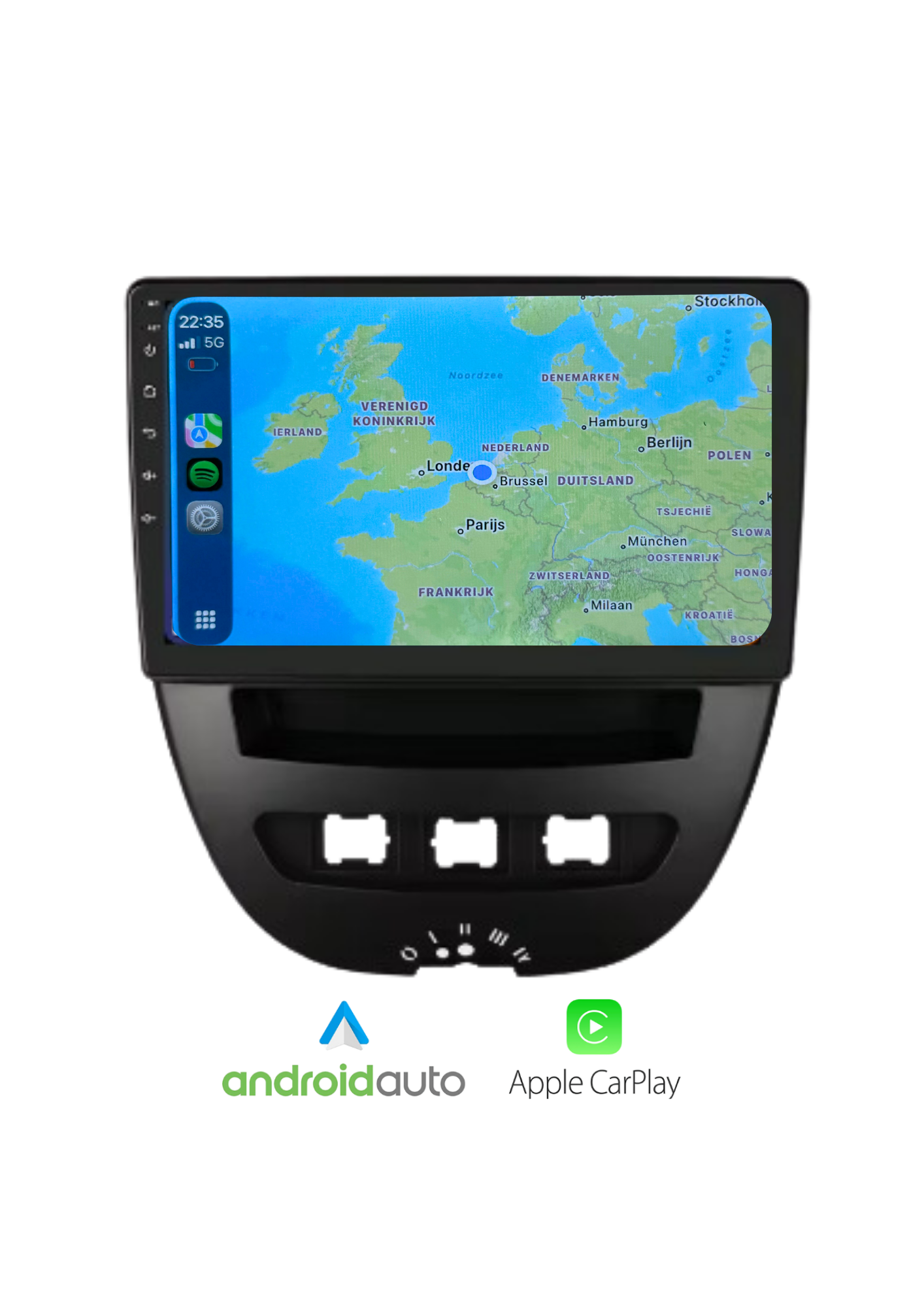 Toyota Aygo - Peugeot 107 - Citroën C1 - 2005-2014 | CarPlay und Android Auto 64 GB