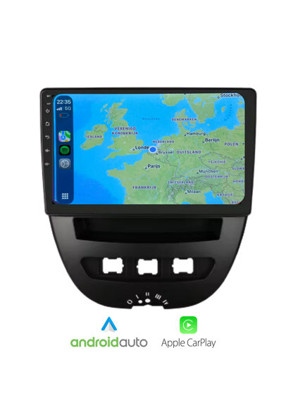 Toyota Aygo - Peugeot 107 - Citroën C1 - 2005-2014 | CarPlay und Android Auto 64 GB