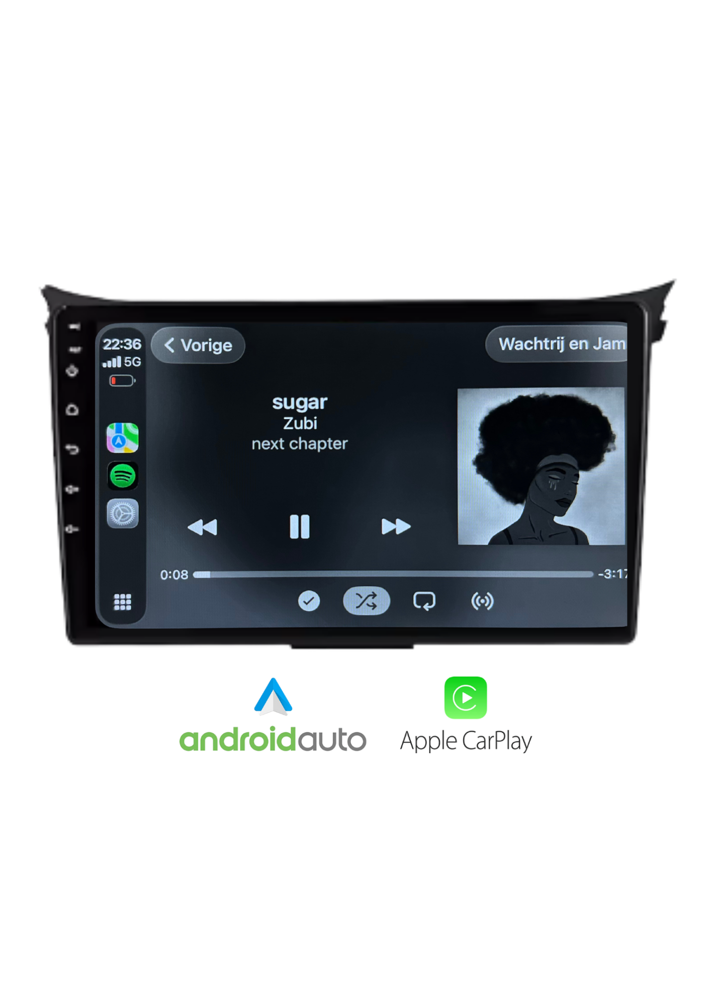 Fiat 500 screen 9 INCH | Wireless Carplay &amp; Android auto | 2G-64GB