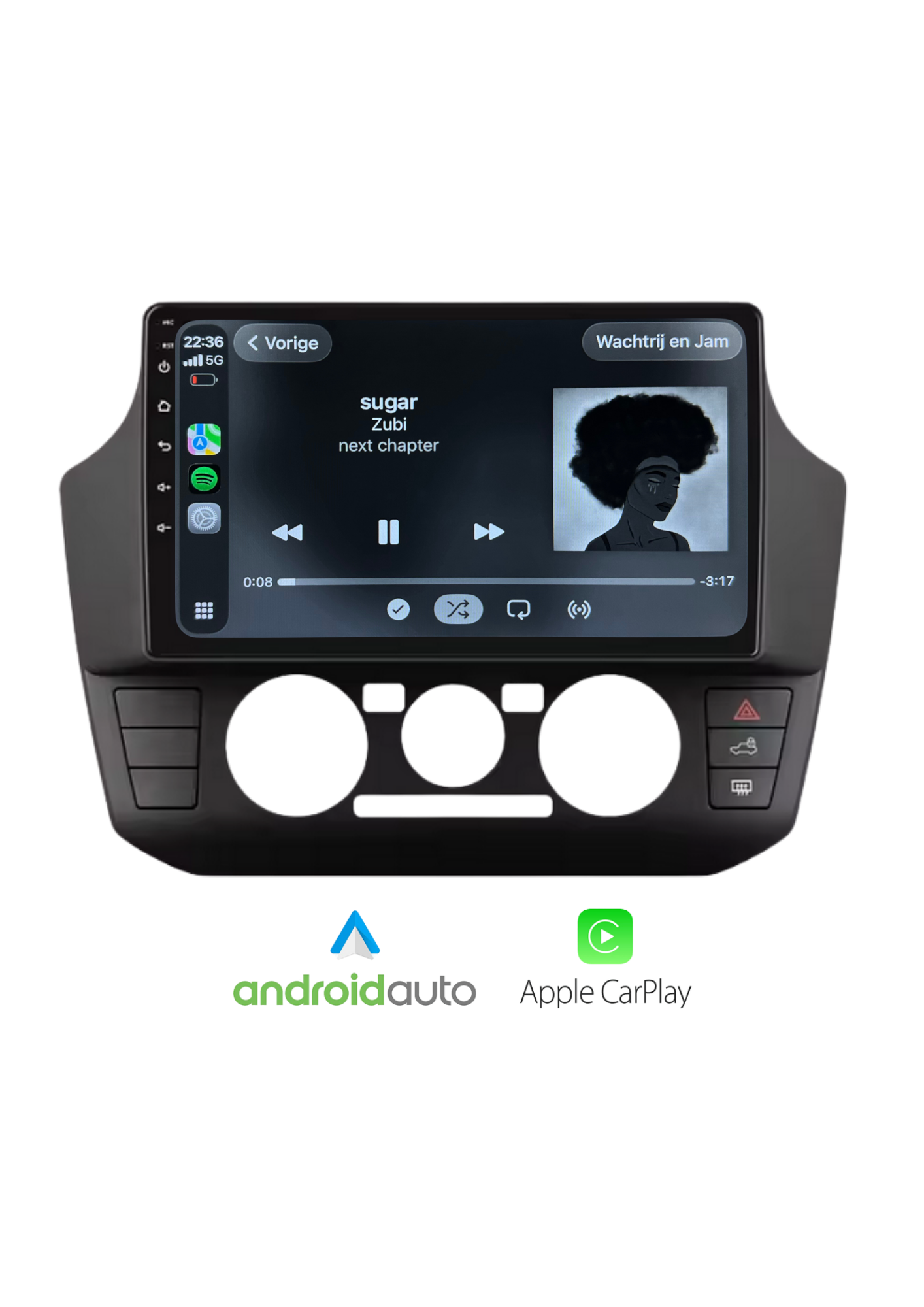 Volkswagen UP scherm (2017-2023) | Carplay & Android auto draadloos | 64GB