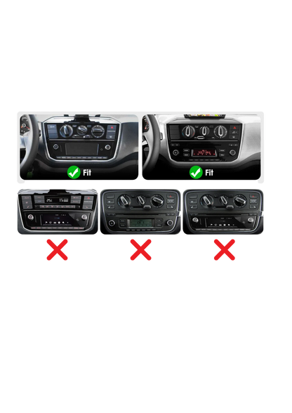 Volkswagen UP scherm (2017-2023) | Carplay & Android auto draadloos | 64GB