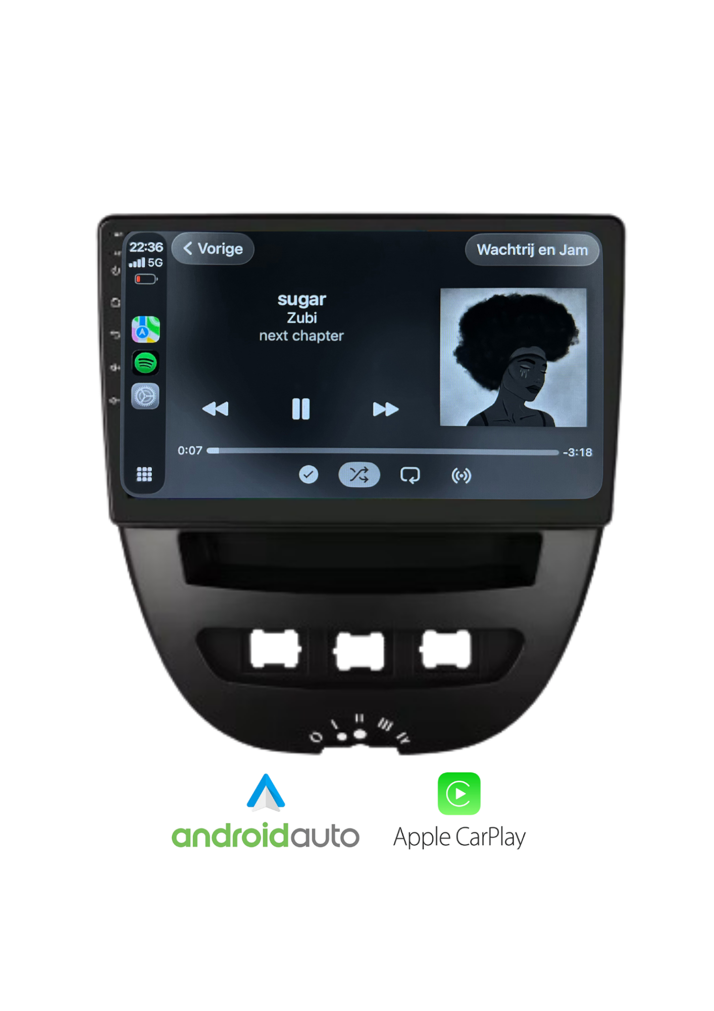 Toyota Aygo - Peugeot 107 - Citroën C1 - 2005-2014 | CarPlay und Android Auto 64 GB