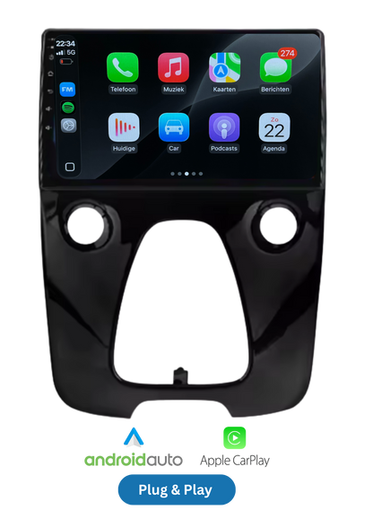Toyota Aygo - Peugeot 108 - Citroën C1 - 2015-2020 | CarPlay & Android auto | 64GB